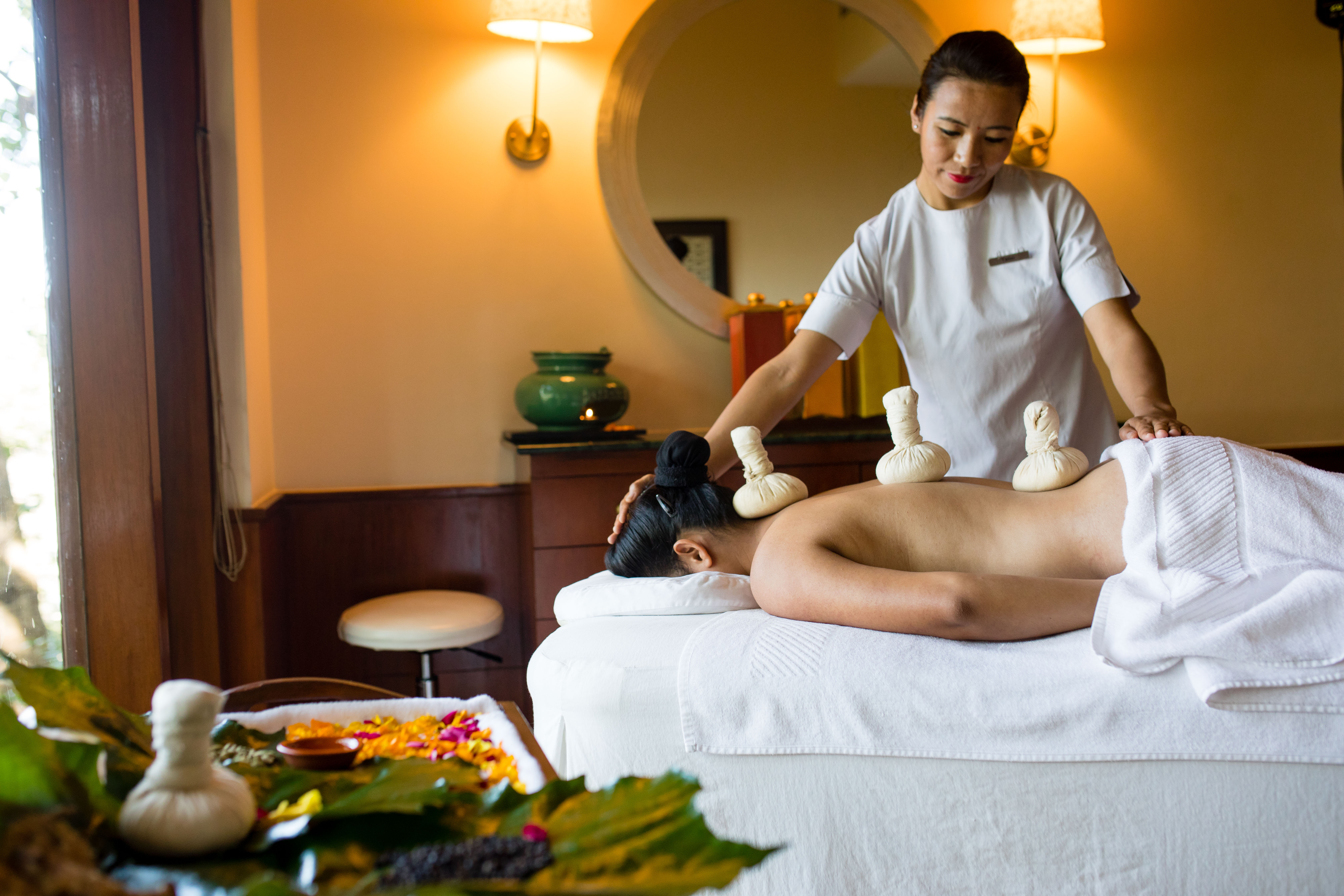 Spa treatment at Ananda