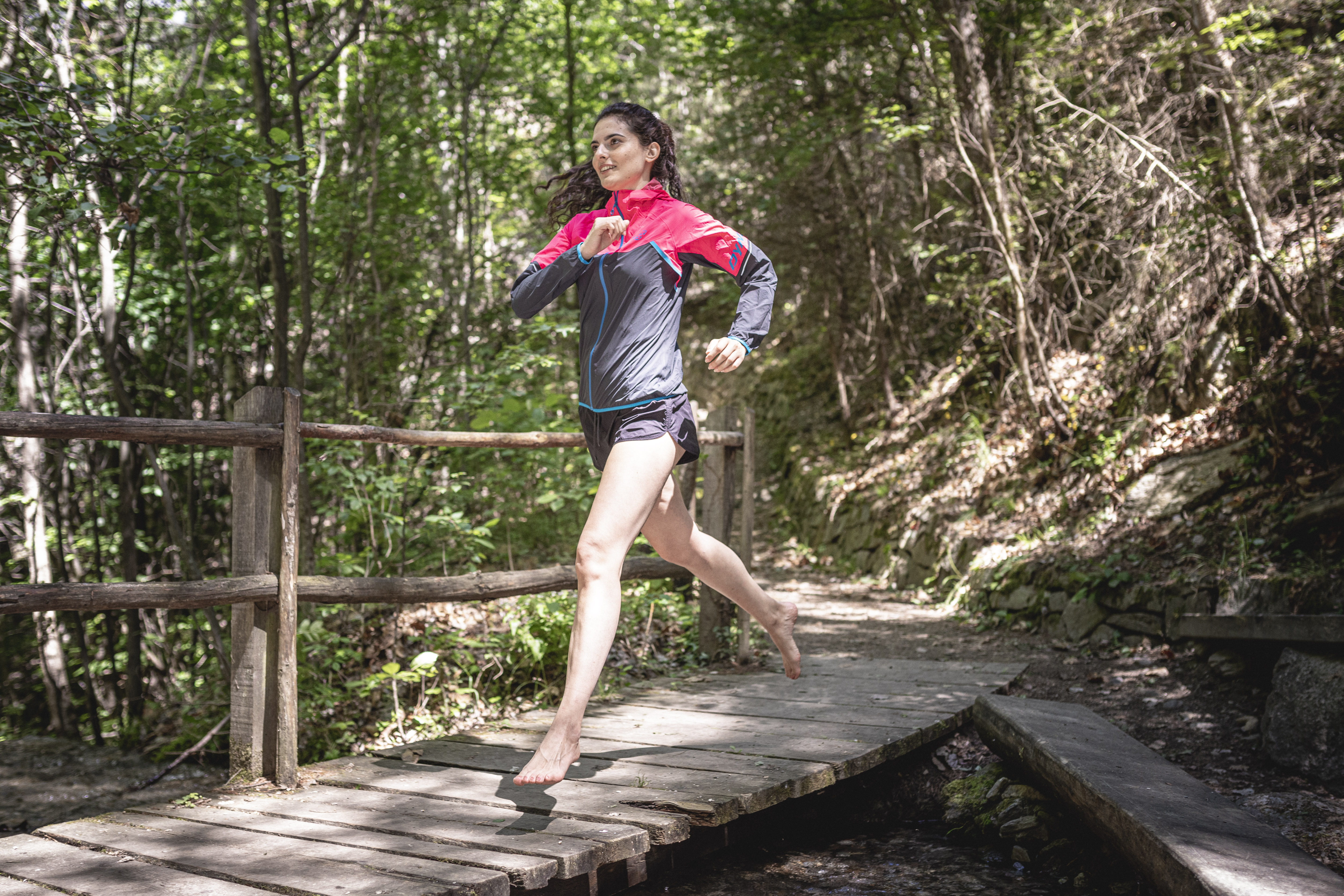 woman running at Preidlhof