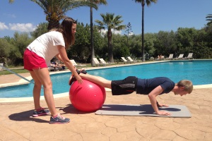 Personal Training core workout Reads Mallorca