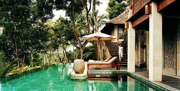 The Pool Area at COMO Shambhala Estate in Bali will have you feeling like you are in Paradise