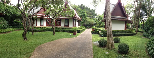 The accommodation at Chiva Som, Thailand