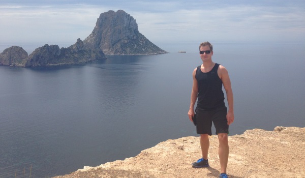 A view of Es Vedra in Ibiza