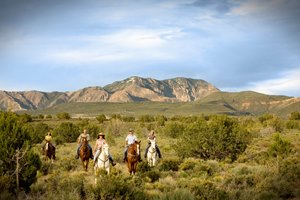 Horseback riding at Red Mountain Resort