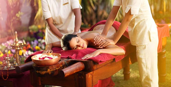 A relaxing Ayurvedic massage at Ananda
