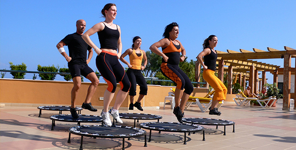 Galo outdoor fitness class