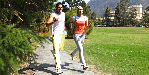 Enhance weight loss with jogging at Ananda