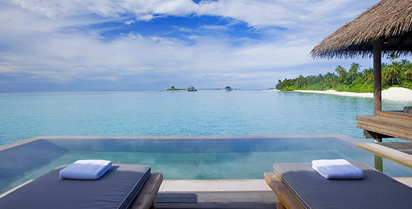 Surfing at Maalifushi Maldives