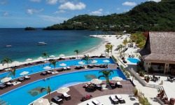 Buccament Bay pool overview, St Vincent