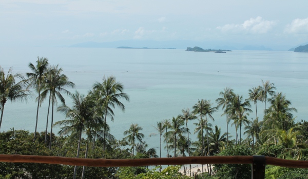 A spectacular view of the sea from the spa at Kamalaya, Thailand