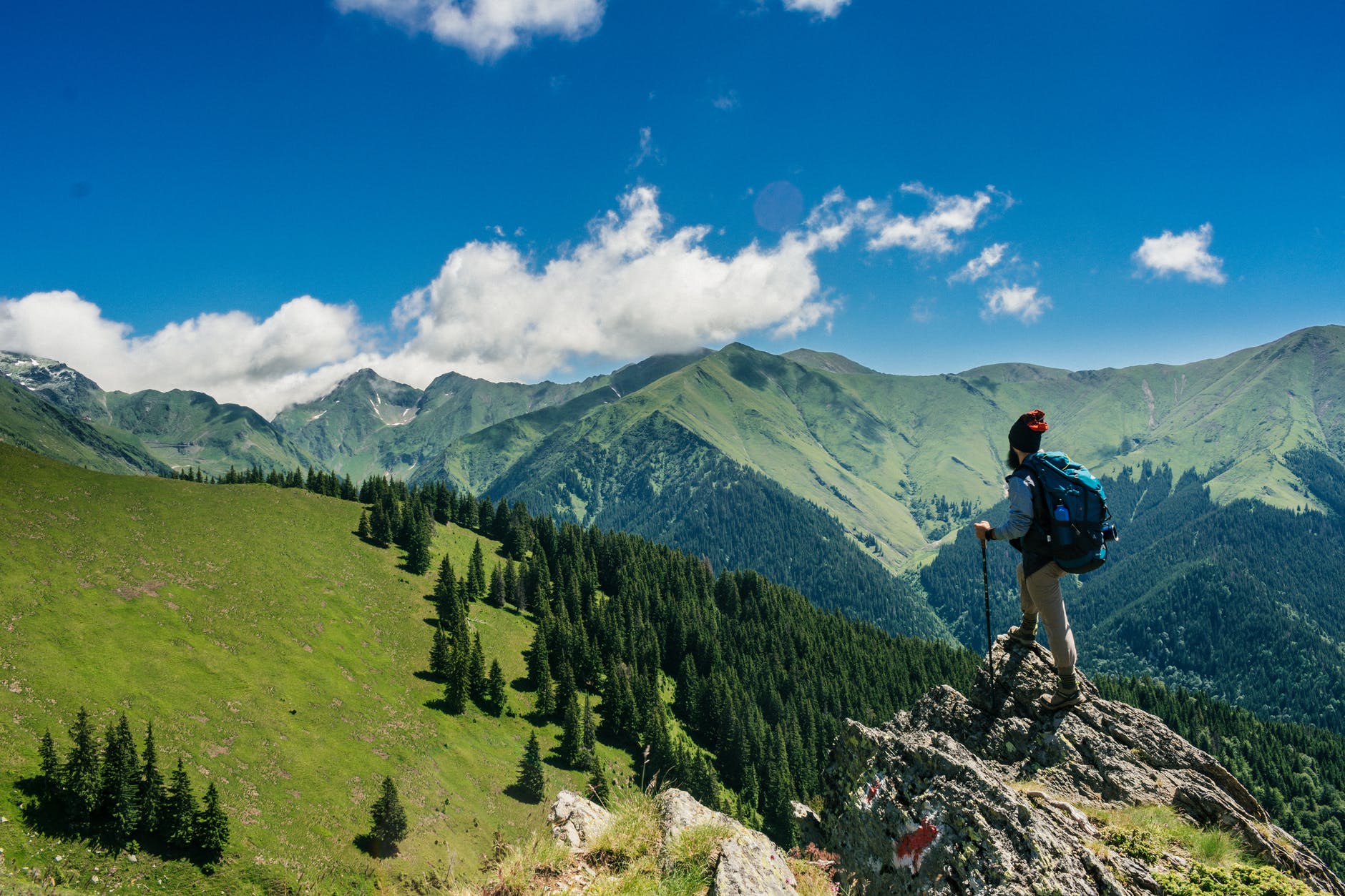 Person hiking